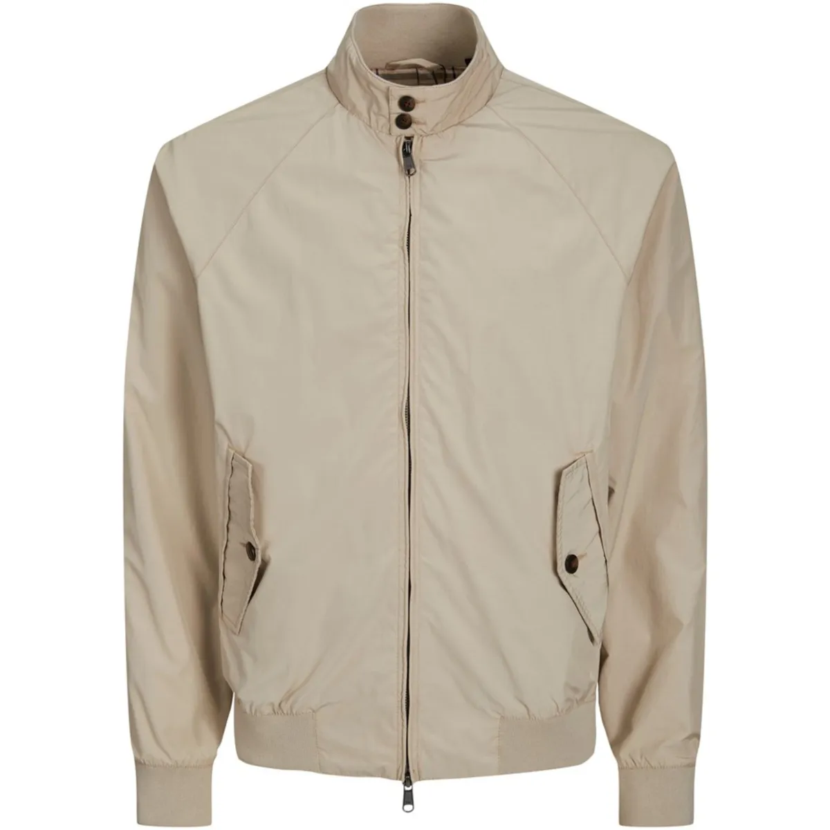12229304 JPRBLUPEAKY HARRINGTON JACKET WHITE PEPPER