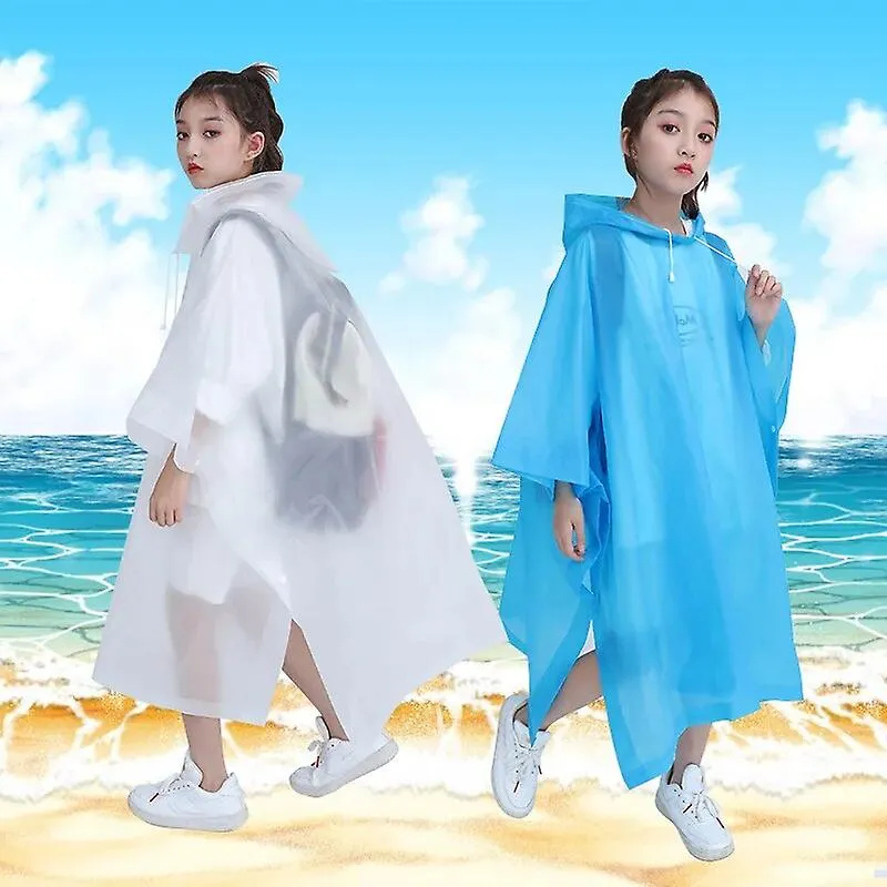 2024 Rainy Season Children's Raincoat Travel Light Fashion Cloak Raincoat Boys And Girls Student Raincoat Electric Bicycle R