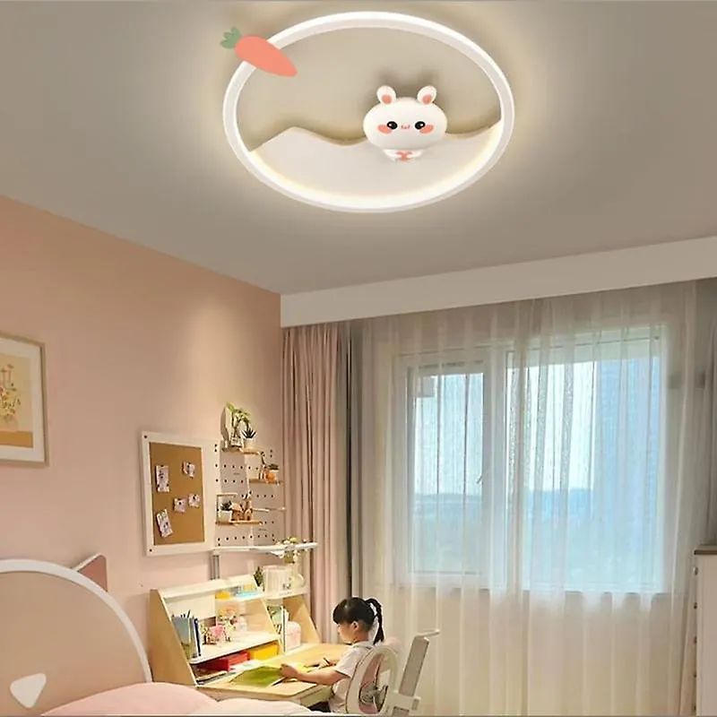 56WCREATIVE CHILDREN'S CARTOON GIRL PRINCESS RABBIT ENERGYSAVING EYE PROTECTION LIGHT, REMOTE CONTR