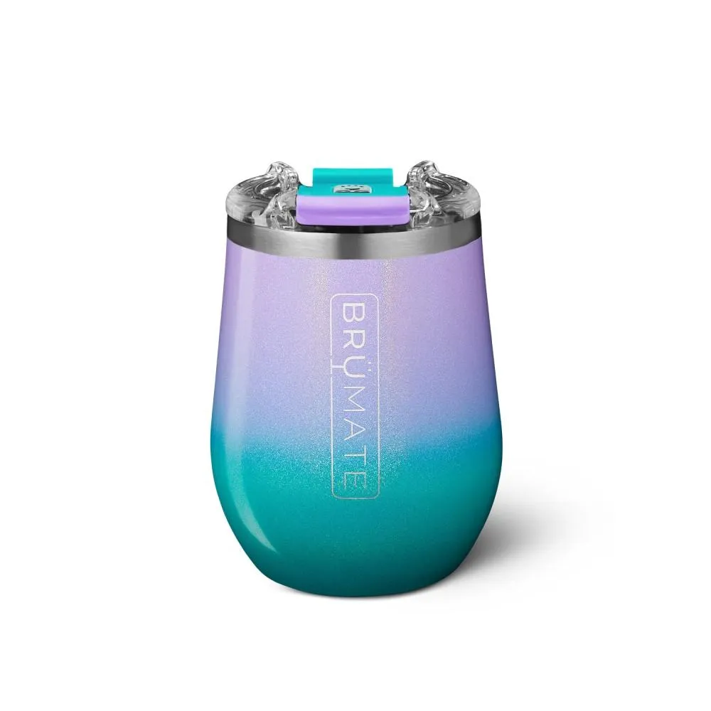 748613304060 Brumate Uncork_D Xl 14Oz Wine Tumbler | Glitter Mermaid