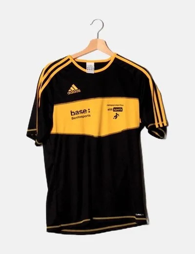 Adidas Camiseta negra deportiva