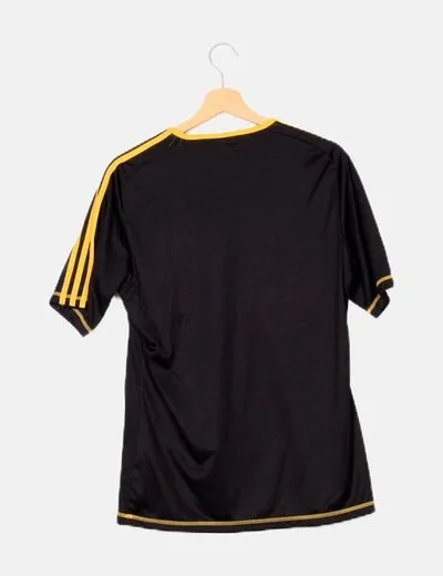 Adidas Camiseta negra deportiva
