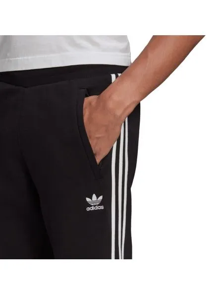 ADIDAS Pantalones 3 Stripes Hombre Black/White