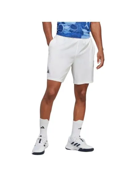 ADIDAS Pantalones cortos Club Stretch Woven Hombre White