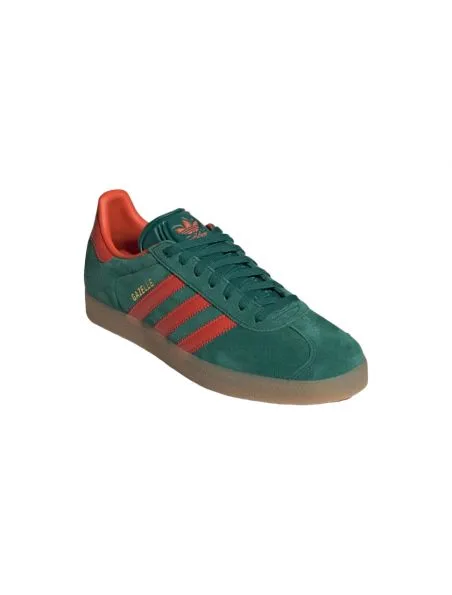 ADIDAS Zapatillas Gazelle Collegiate Green/Preloved Red/Gum