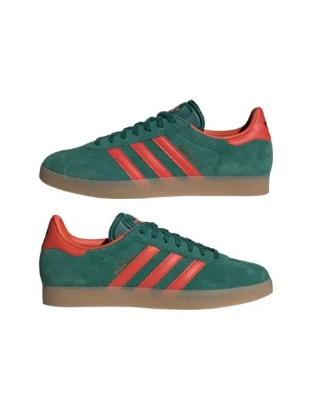 ADIDAS Zapatillas Gazelle Collegiate Green/Preloved Red/Gum