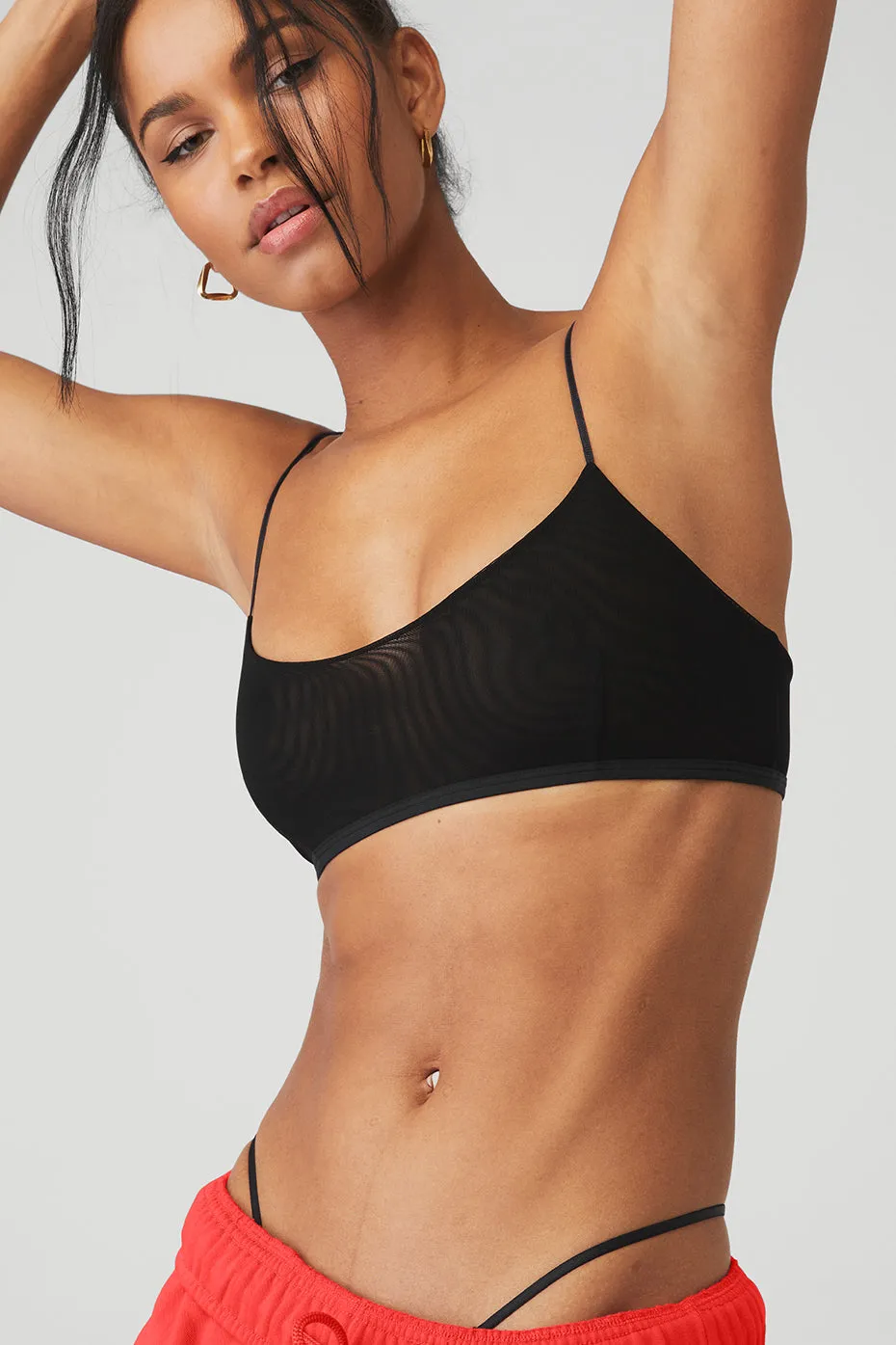 AIRMESH VENUS BRALETTE  BLACK