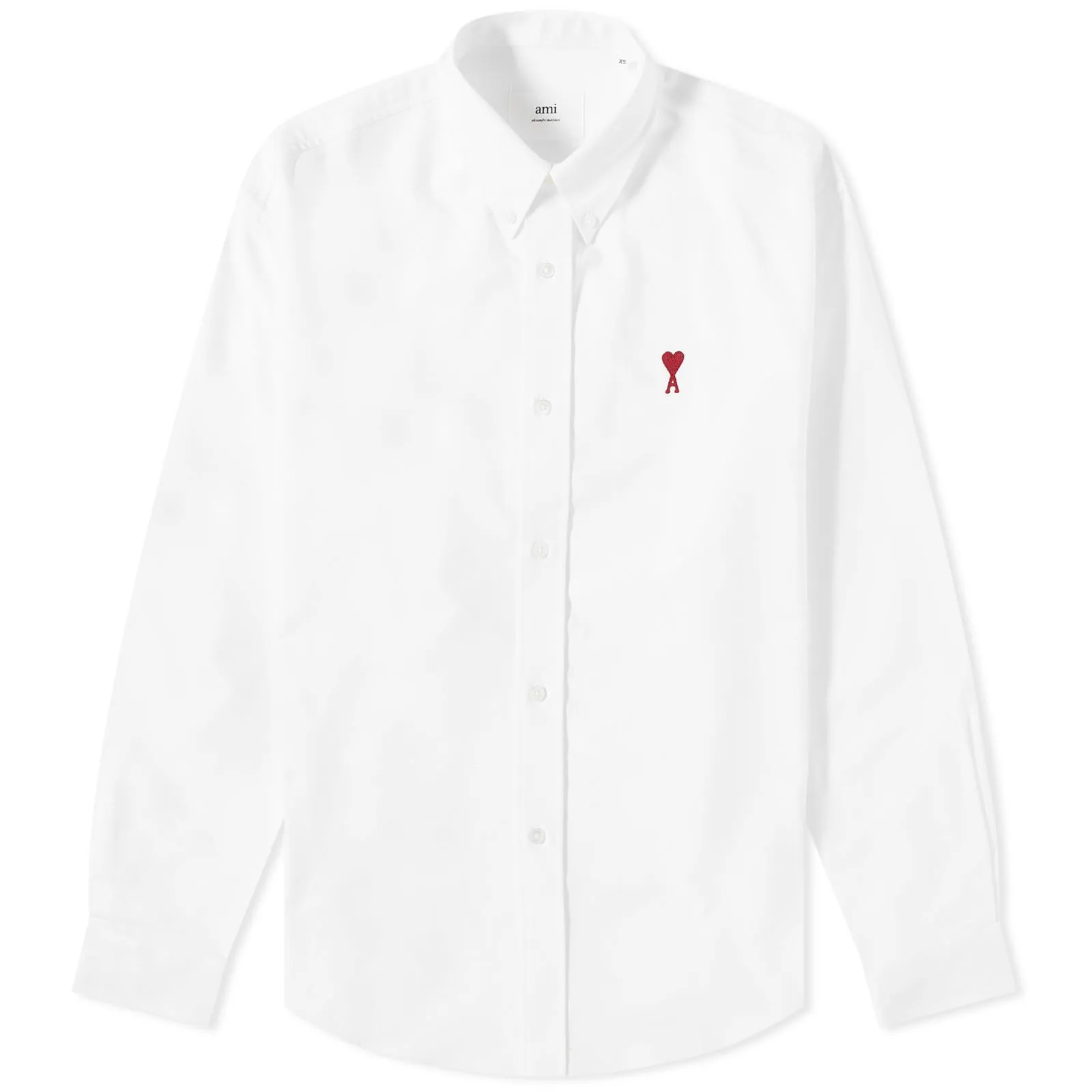 AMI Button Down Logo Oxford Shirt