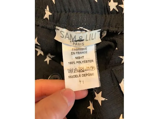 Autre Marque NO FIRMA / Pantalón UNSIGNED T.Poliéster Internacional S Negro 