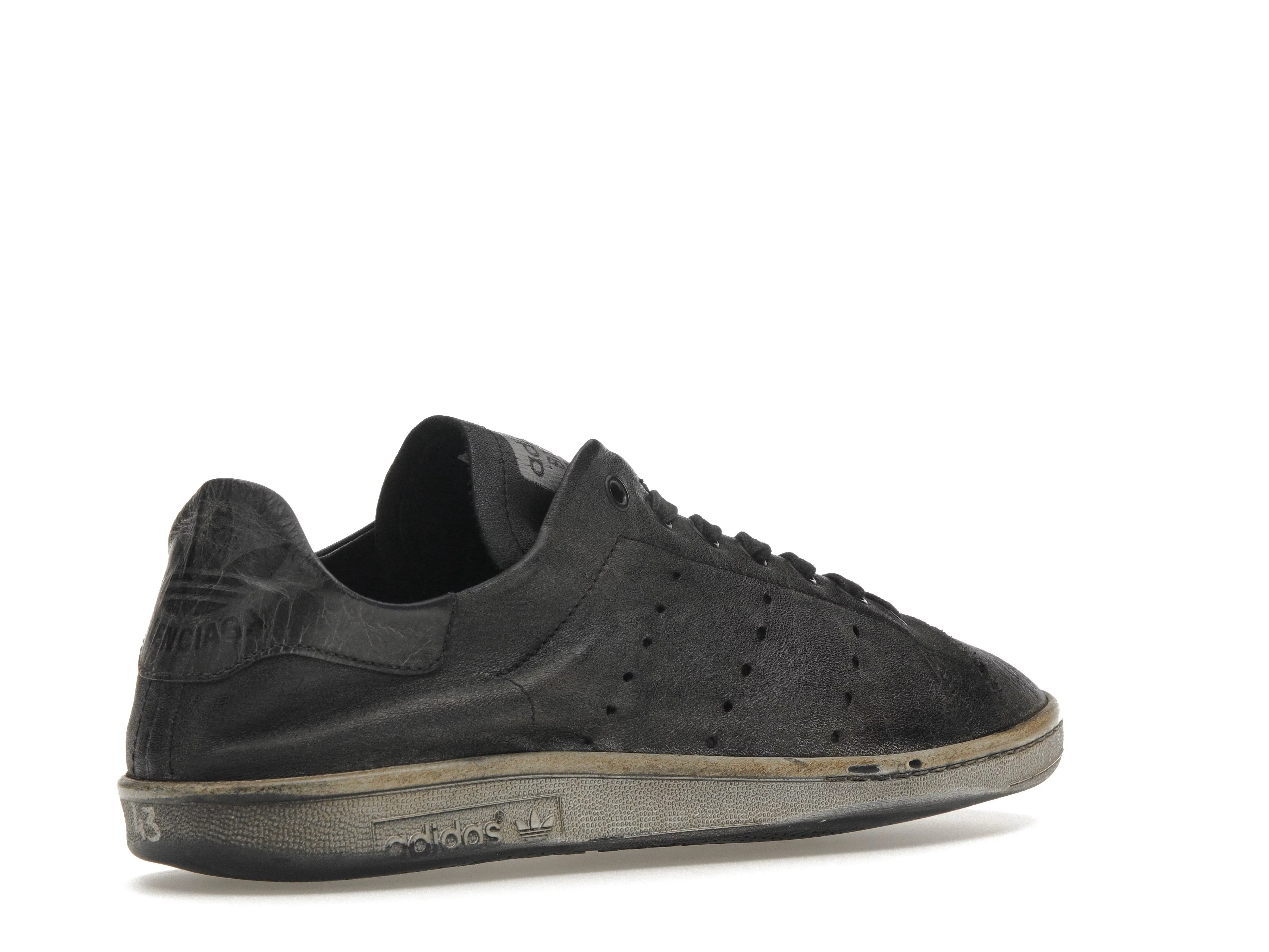 BALENCIAGA X ADIDAS STAN SMITH WORNOUT BLACK