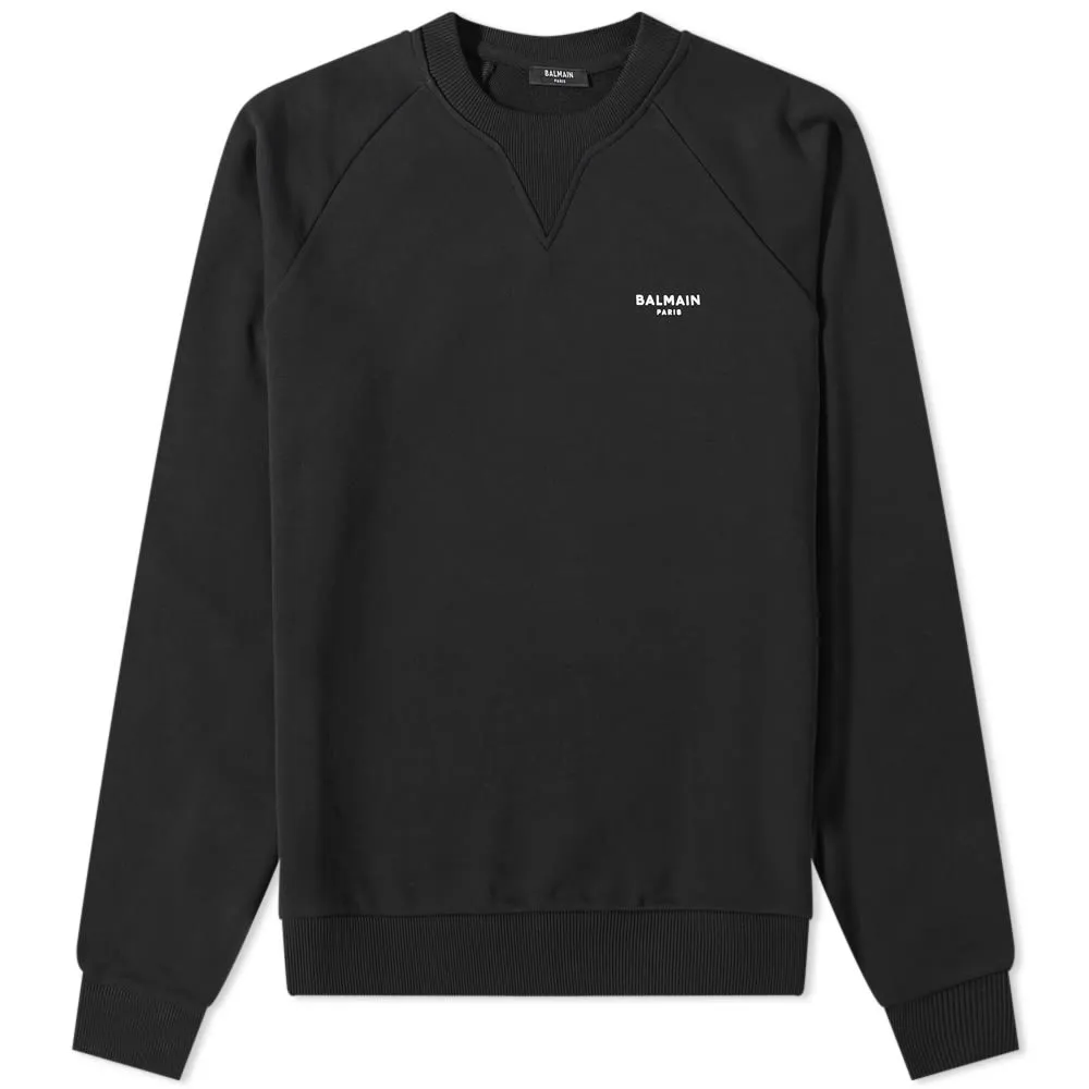 Balmain Eco Paris Logo Crew Sweat