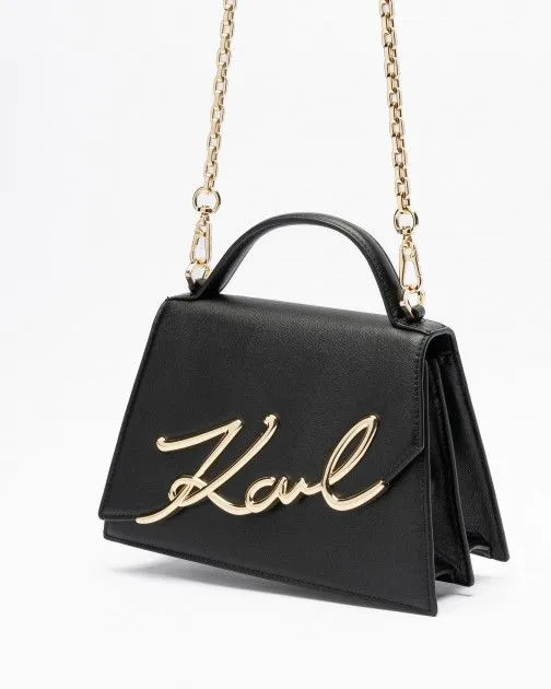 Bandolera Karl Lagerfeld K/Signature 2.0 MD Crossbody Negro