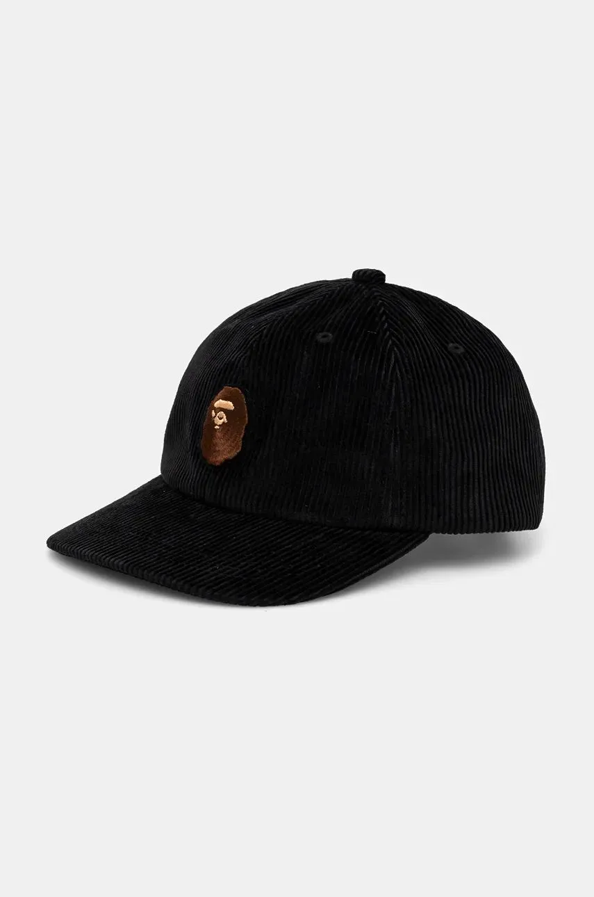 BAPE Corduroy Cap With Logo Application