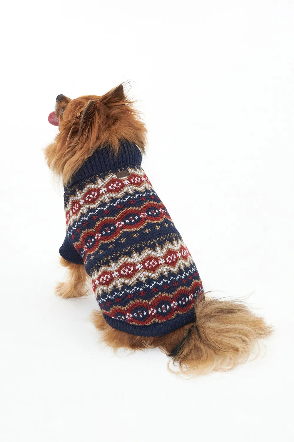 Barbour Jersey Perro Case Fairisle