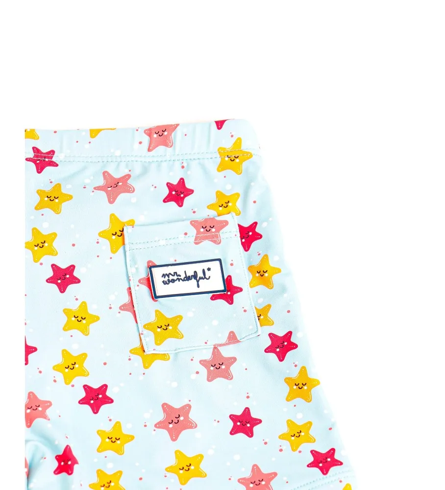 Bañador Elástico Estrellas para Niño azul
