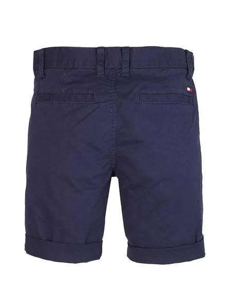 bermuda tommy hilfiger chino azul para niño
