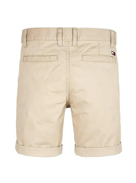 bermuda tommy hilfiger chino beige para niño