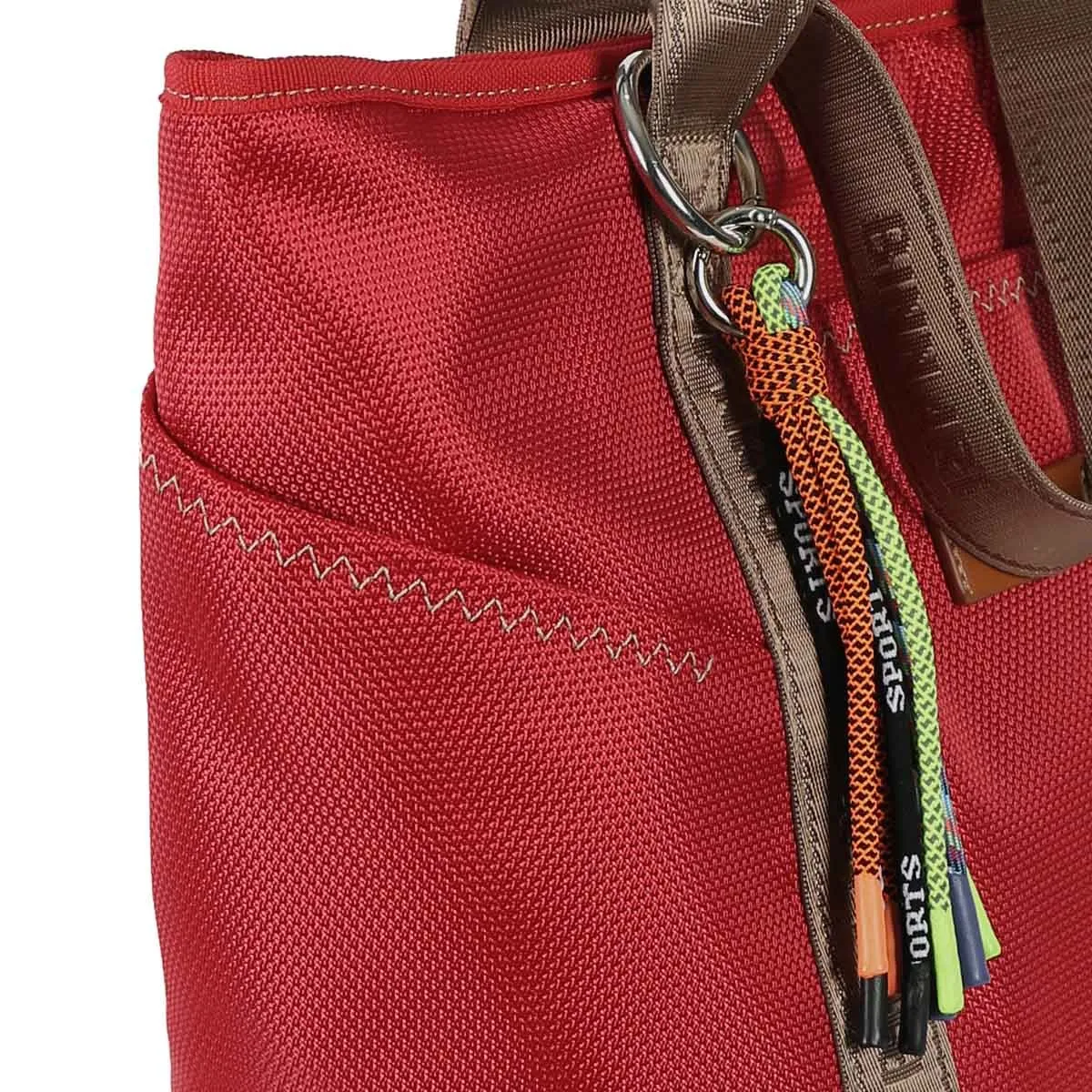 Bolso Binnari Tejido Shopper Amaranta mujer rojo Cnp19020