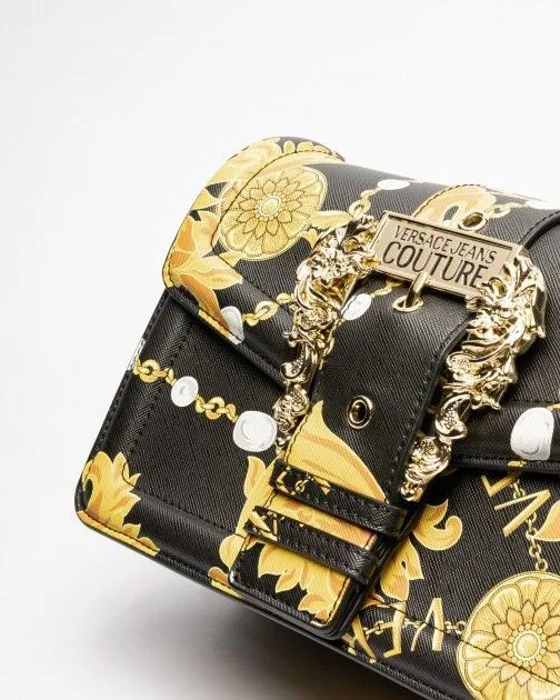 Bolso de hombro Versace Jeans Couture 75VA4BF1 Negro