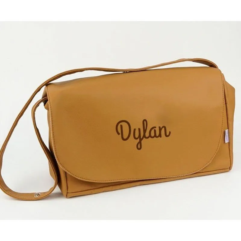 Bolso maternidad caramelo