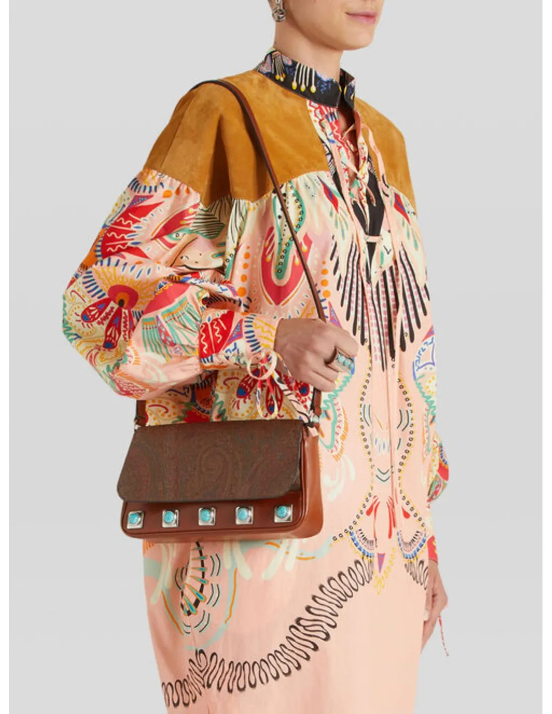 Bolso Solapa Turquesas