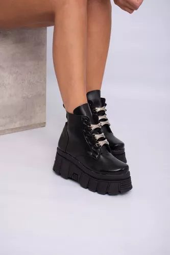BORCEGO DAMA ACORDONADO BOTAS BOTINETAS MODA ART1000