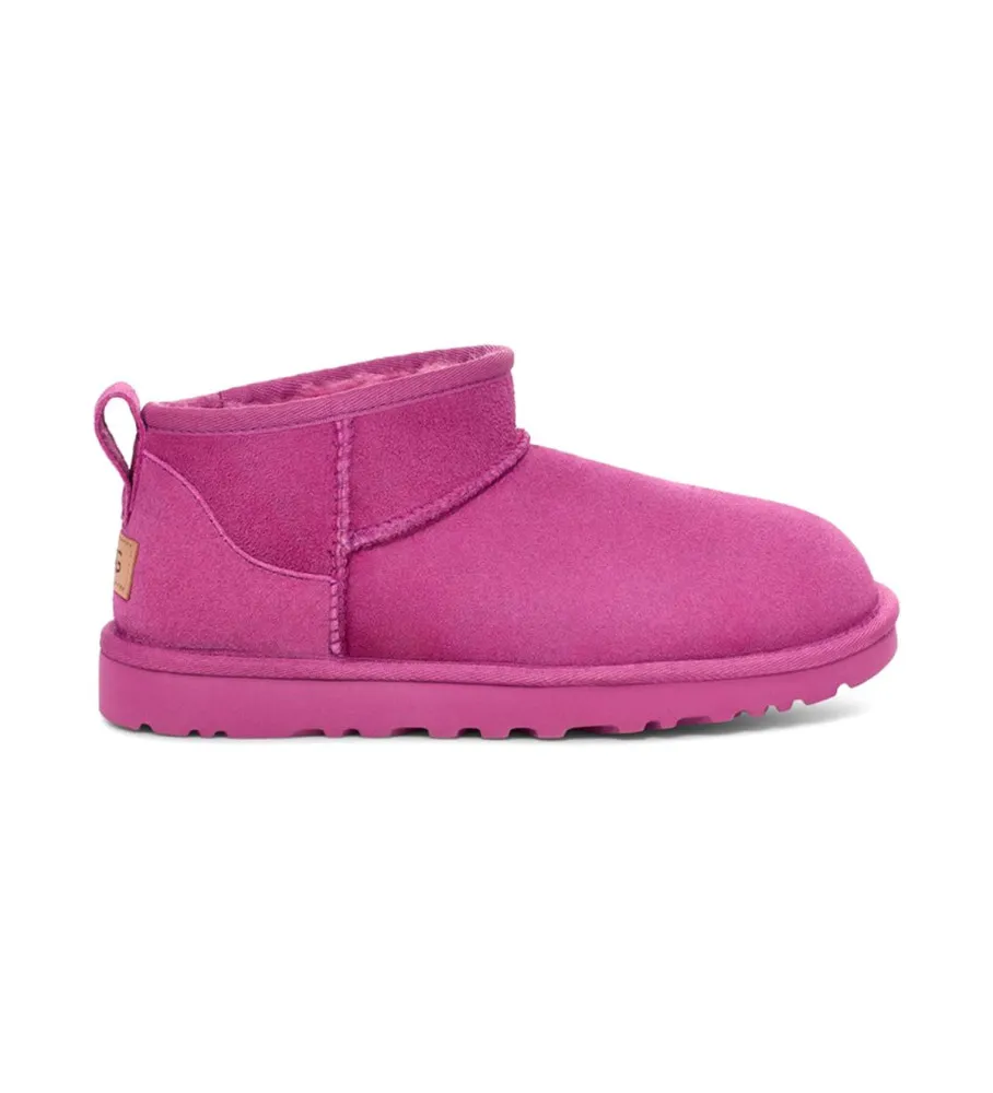 Botines de Piel Classic Classic Ultra Mini rosa