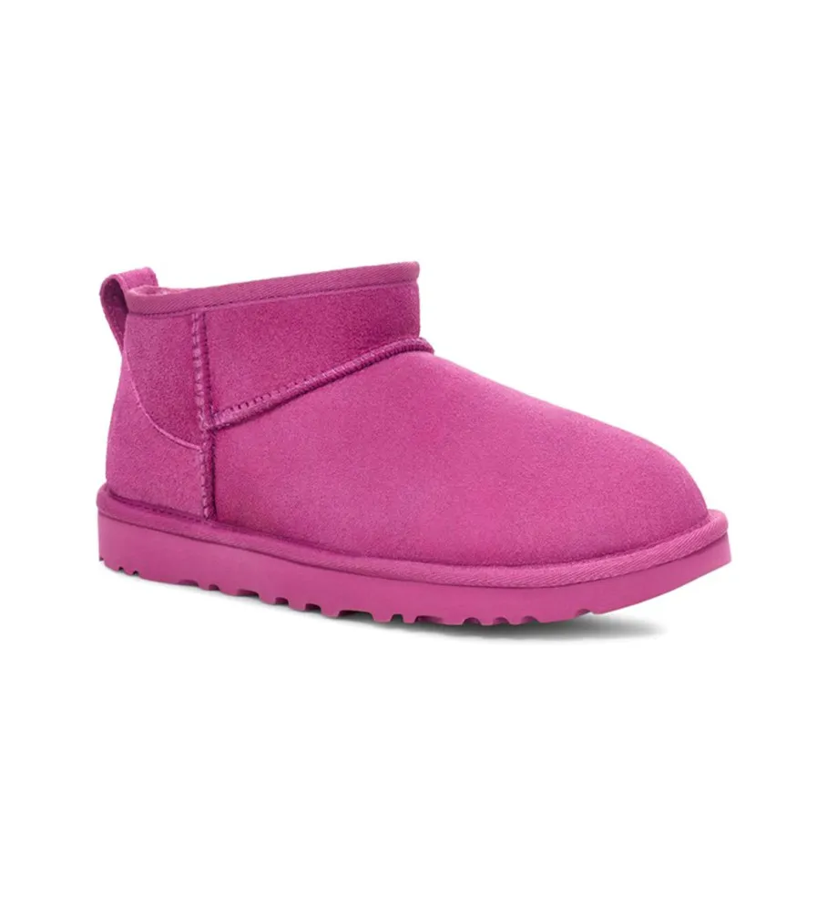 Botines de Piel Classic Classic Ultra Mini rosa