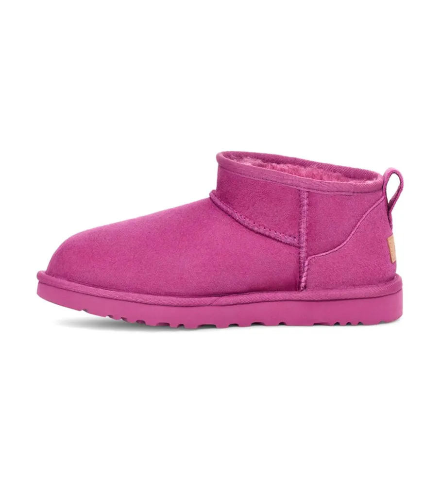 Botines de Piel Classic Classic Ultra Mini rosa