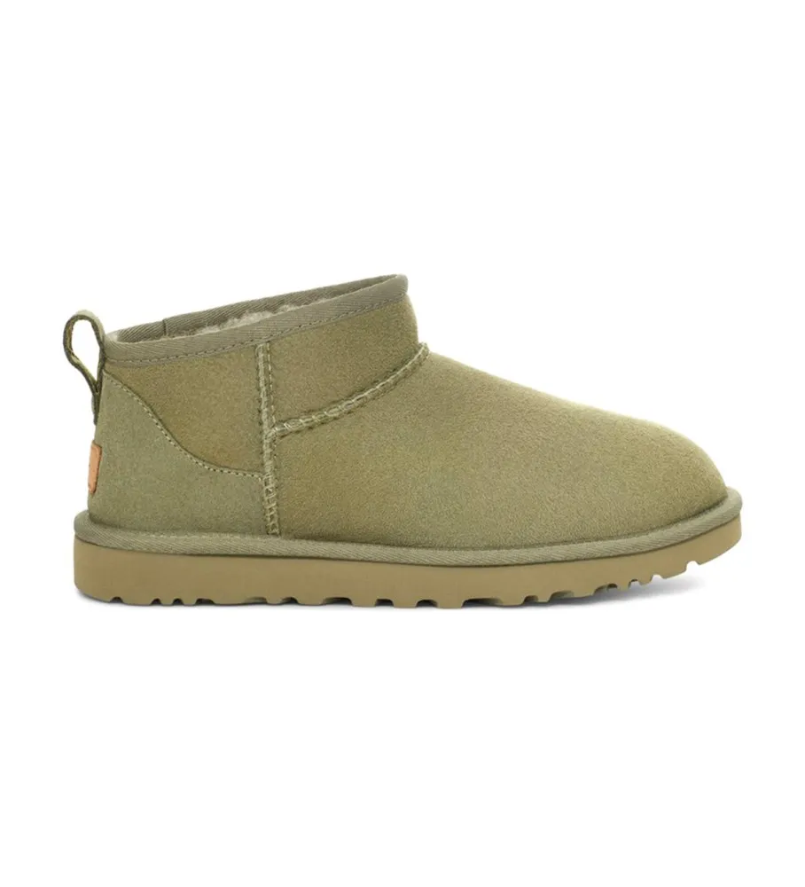 Botines de Piel Classic Classic Ultra Mini verde