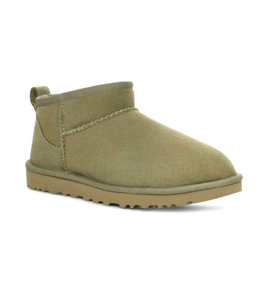 Botines de Piel Classic Classic Ultra Mini verde