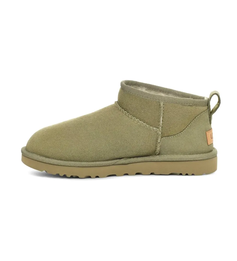 Botines de Piel Classic Classic Ultra Mini verde