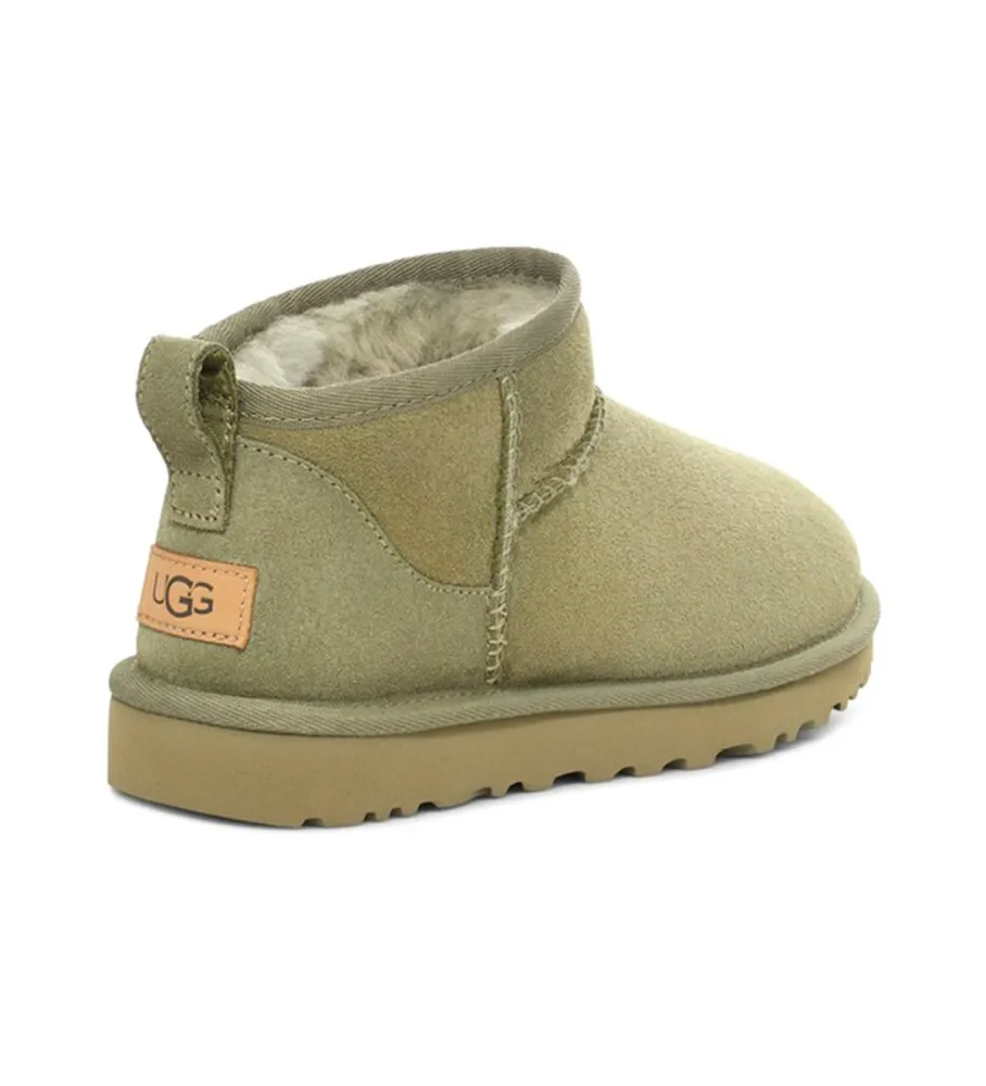 Botines de Piel Classic Classic Ultra Mini verde