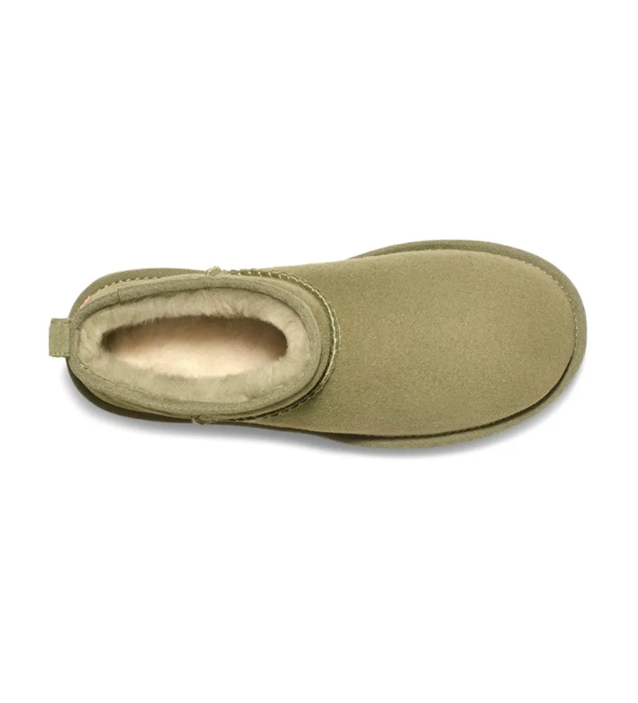 Botines de Piel Classic Classic Ultra Mini verde