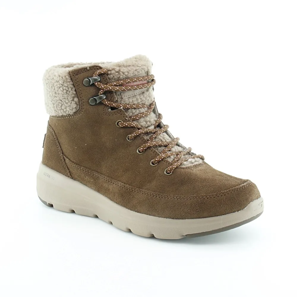 Botines Skechers Glacial Marrón.