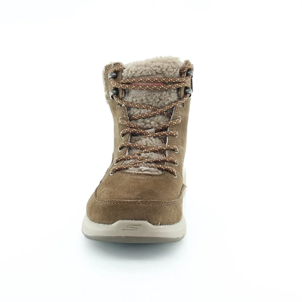 Botines Skechers Glacial Marrón.