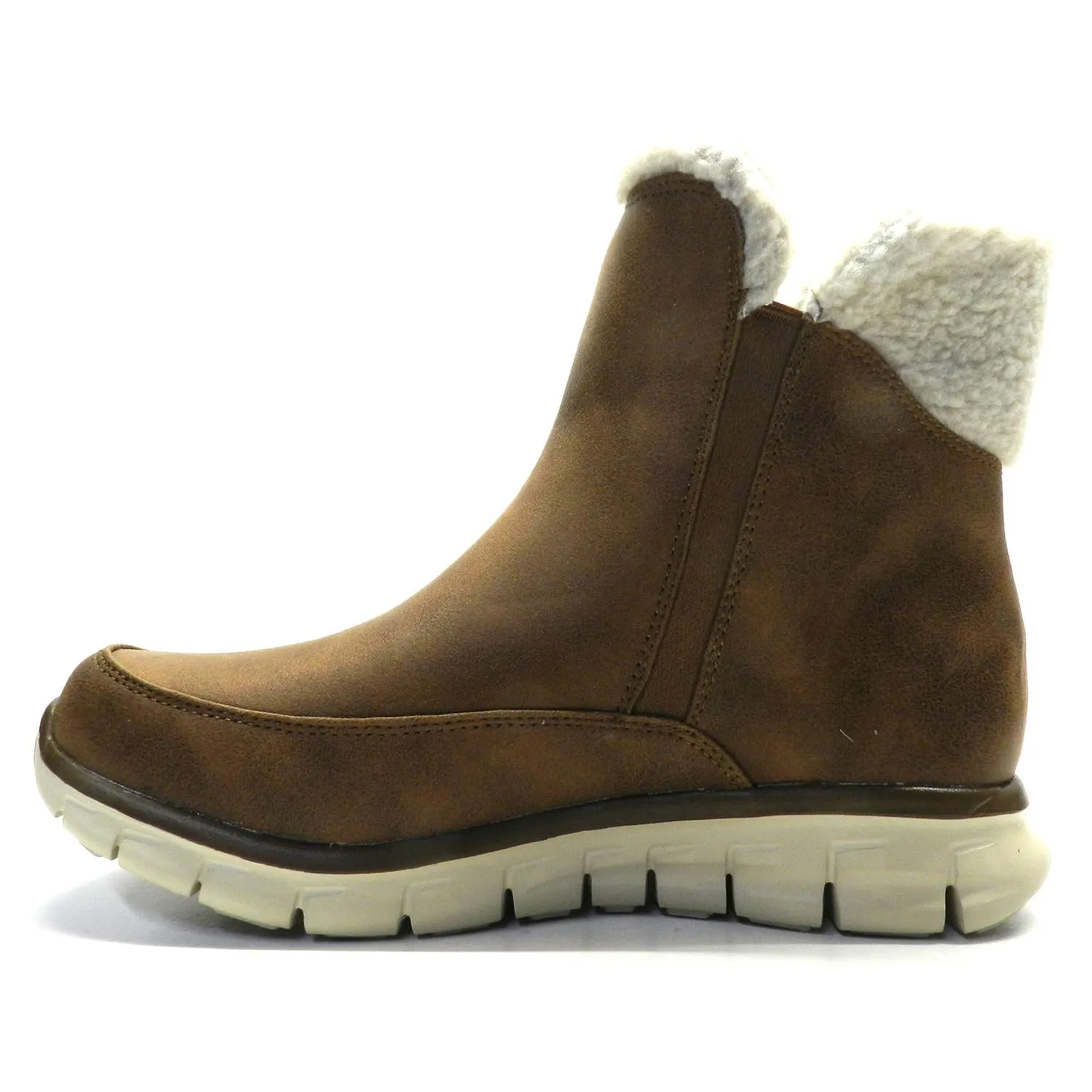 Botín Skechers Synergy Marrón