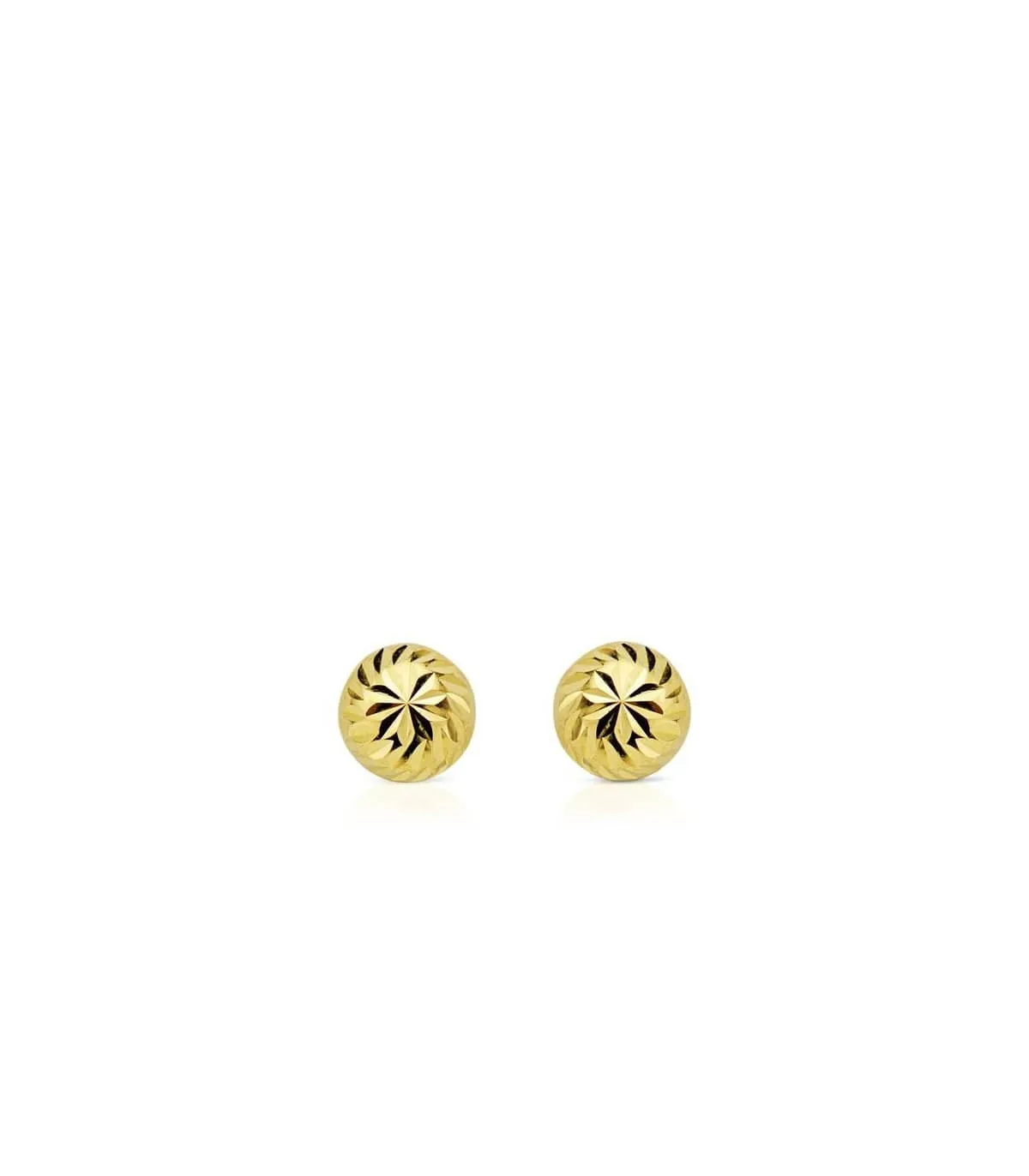 Boucles d'oreilles or jaune Annunziata 6 mm 18 Carats