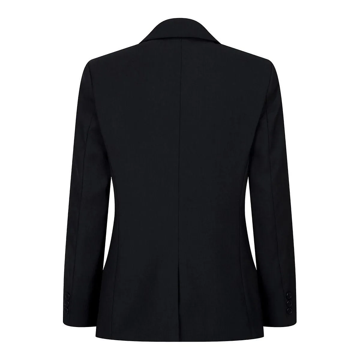 Boys 3 Piece Plain Black Classic Retro Suit