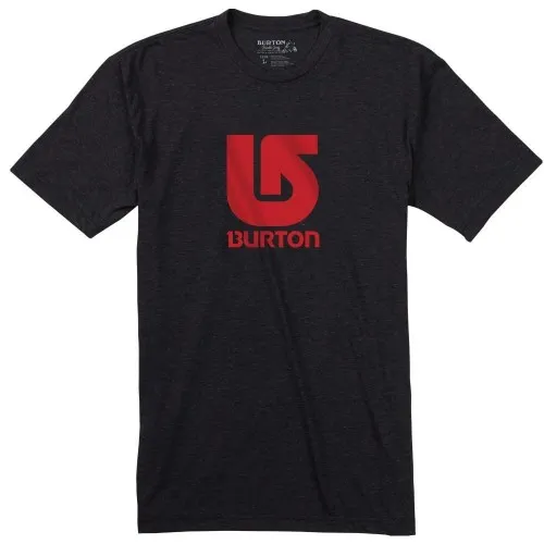 Burton Boys Logo Vertical SS True Black/Red