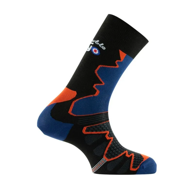 Calcetines de senderismo Thyo MC TREK DOUBLE (NEGRO/NARANJA)