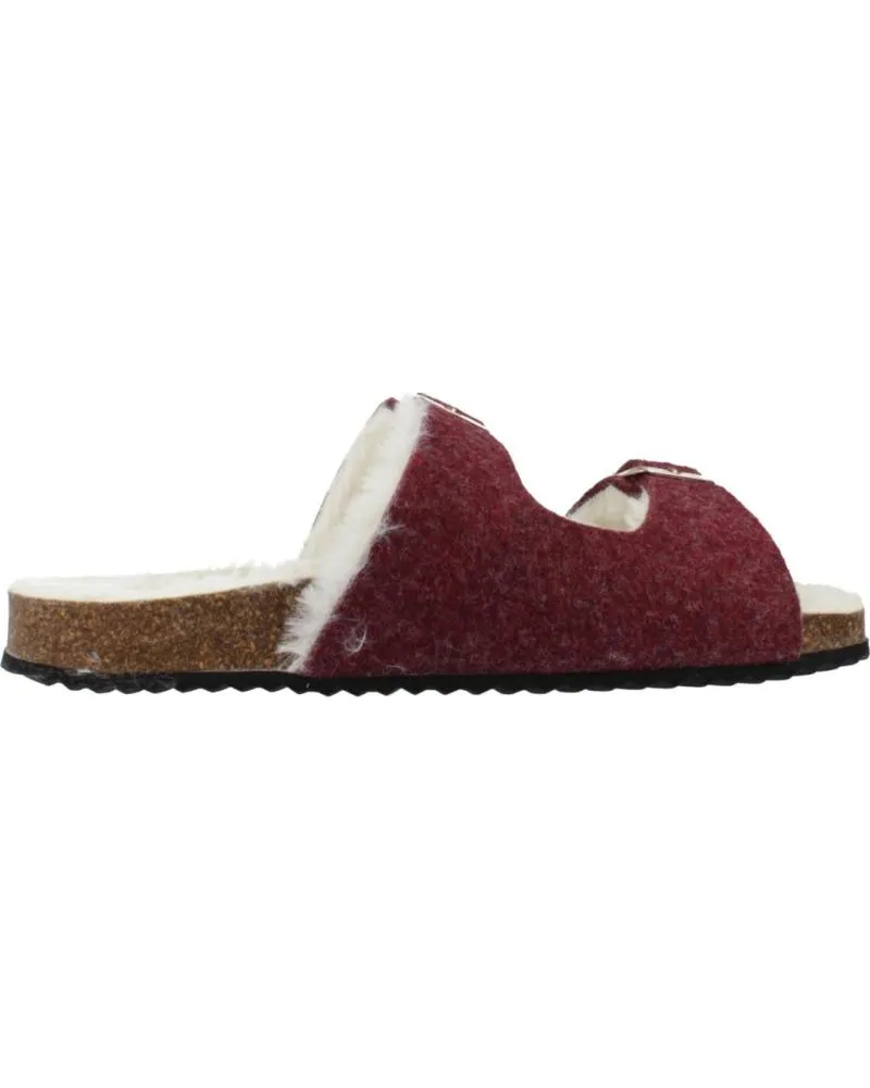 Calzado de casa GEOX  de Mujer ZAPATILLAS HOGAR MUJER MODELO D BRIONIA COLOR BURDEOS  C7357