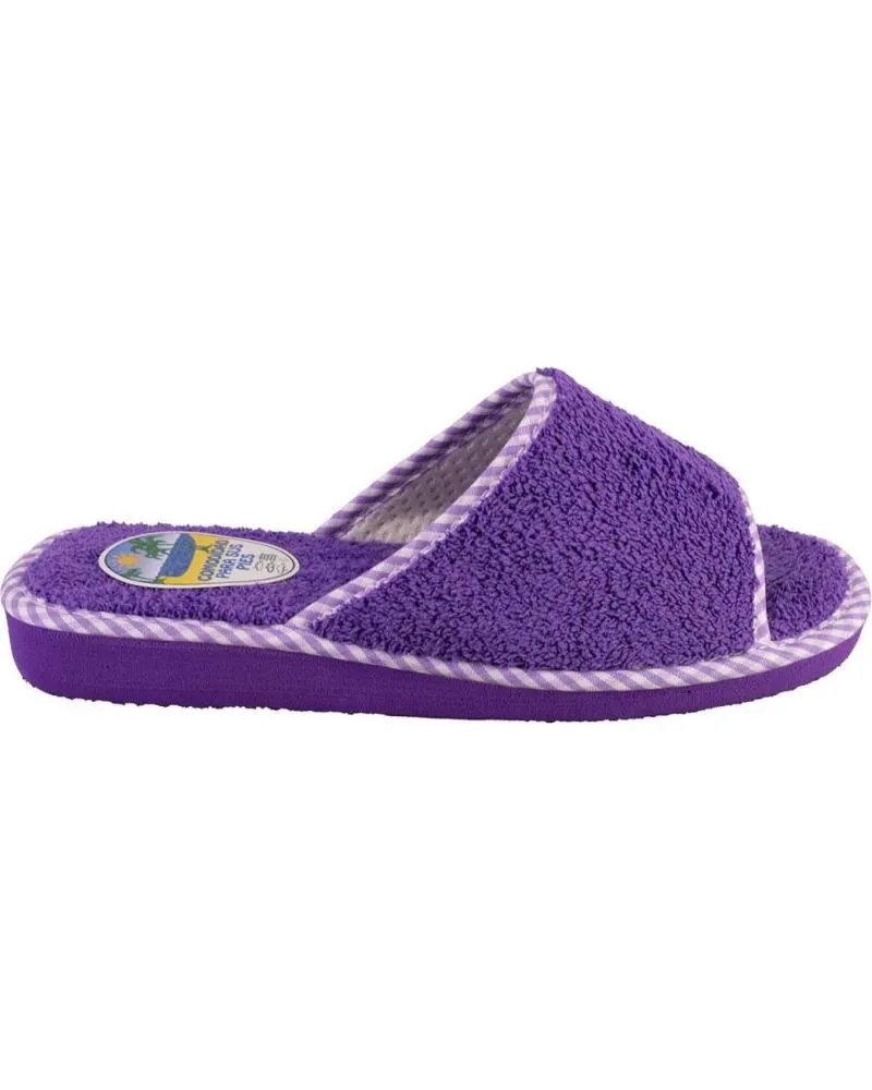 Calzado de casa OTRAS MARCAS  de Mujer VARIOS 1235 ZAPATILLAS DE CASA DE MUJER  MORADO