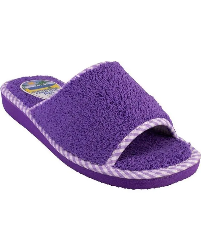 Calzado de casa OTRAS MARCAS  de Mujer VARIOS 1235 ZAPATILLAS DE CASA DE MUJER  MORADO