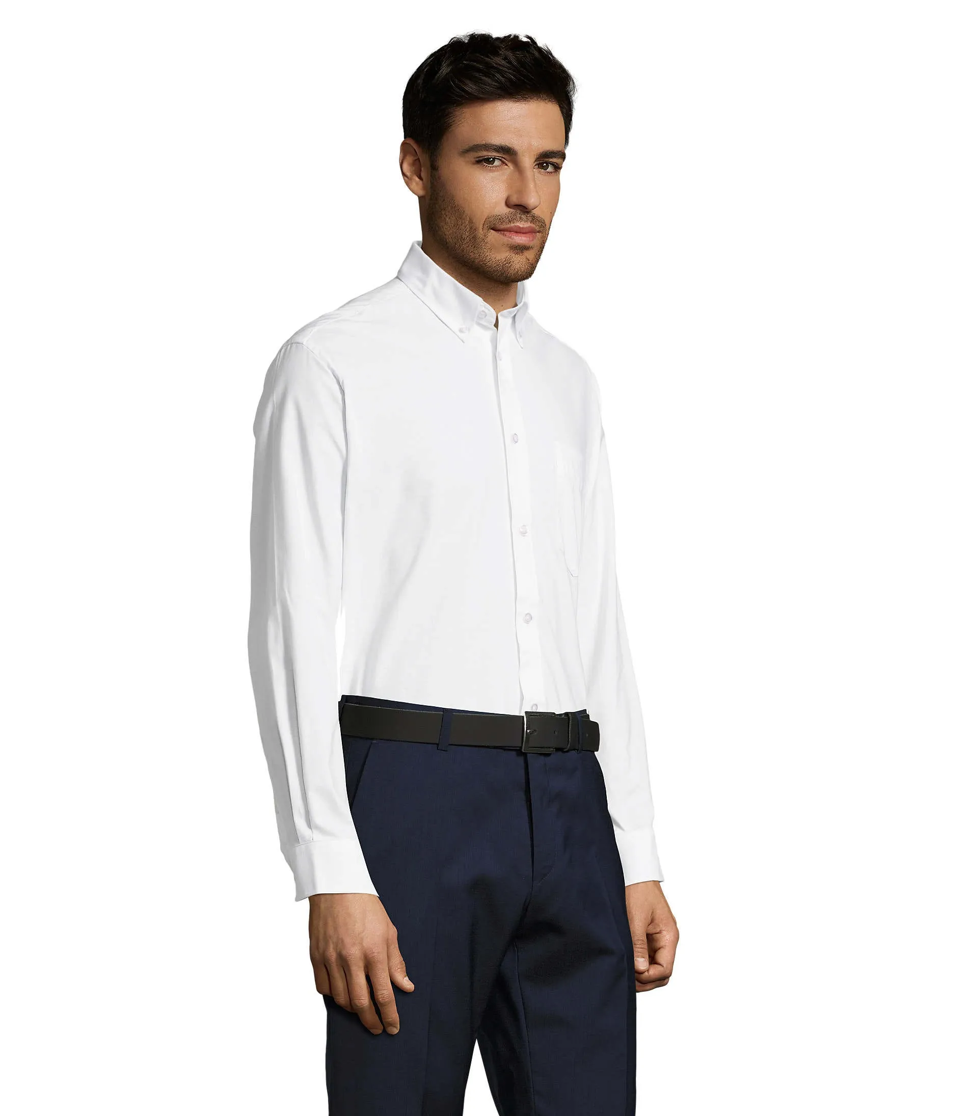 Camisa Boston manga larga hombre