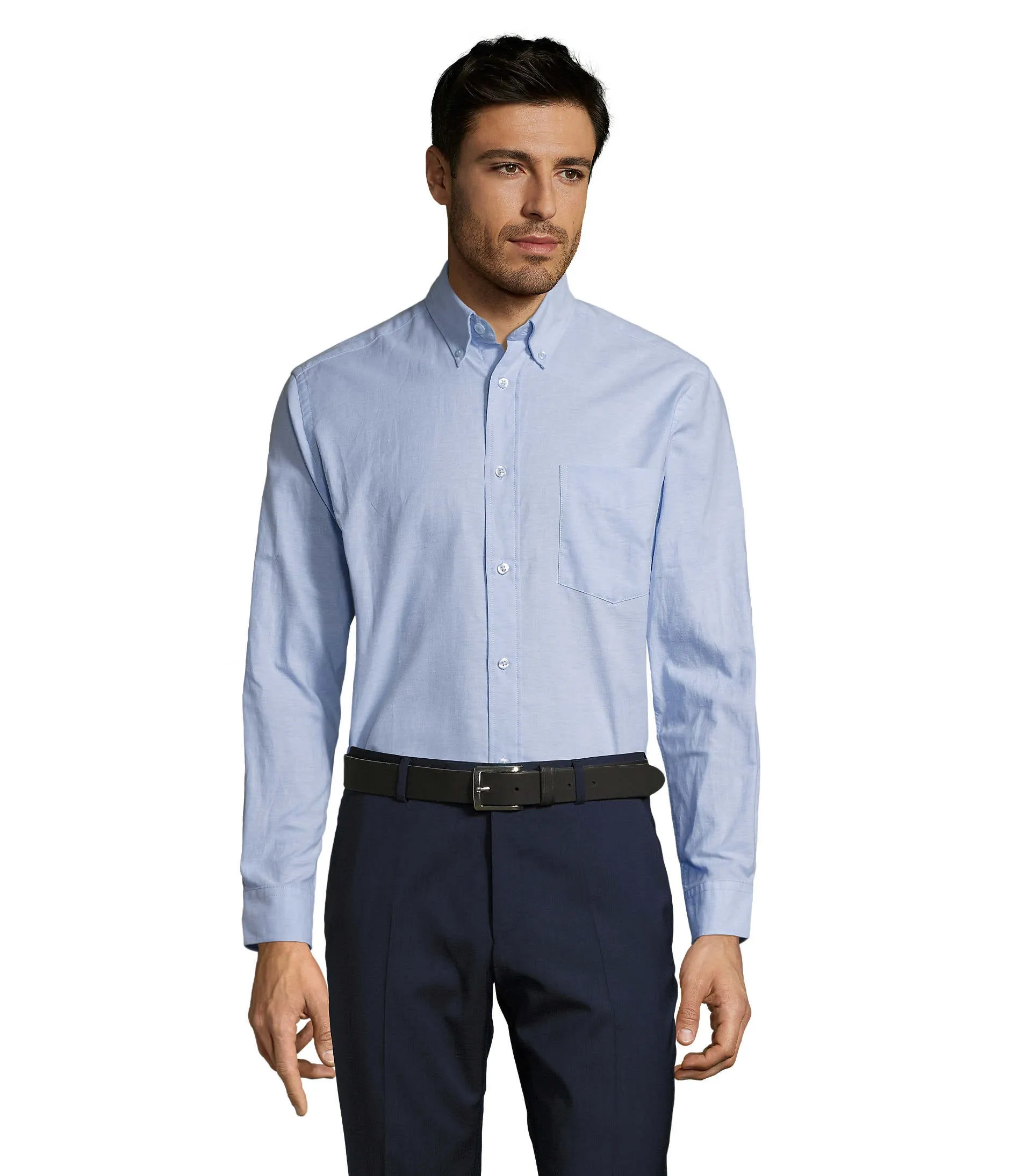 Camisa Boston manga larga hombre
