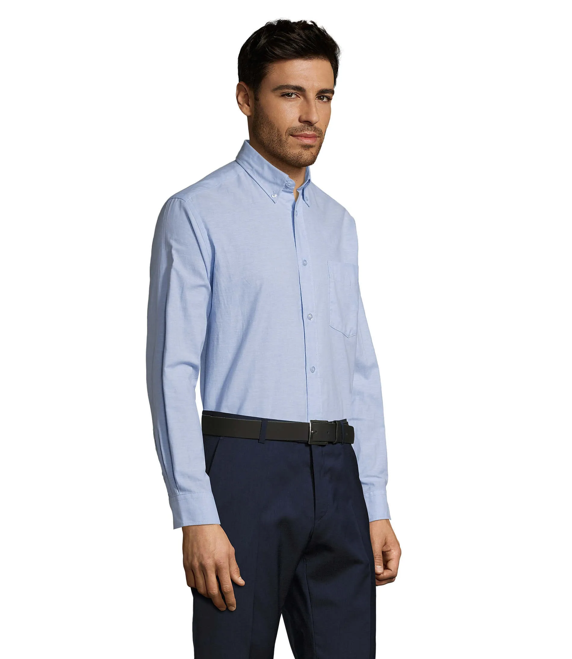Camisa Boston manga larga hombre