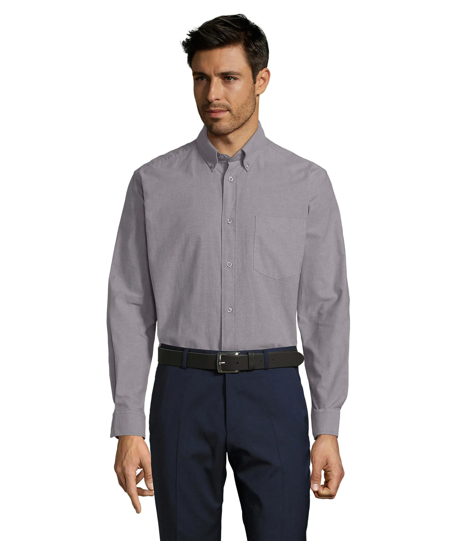 Camisa Boston manga larga hombre
