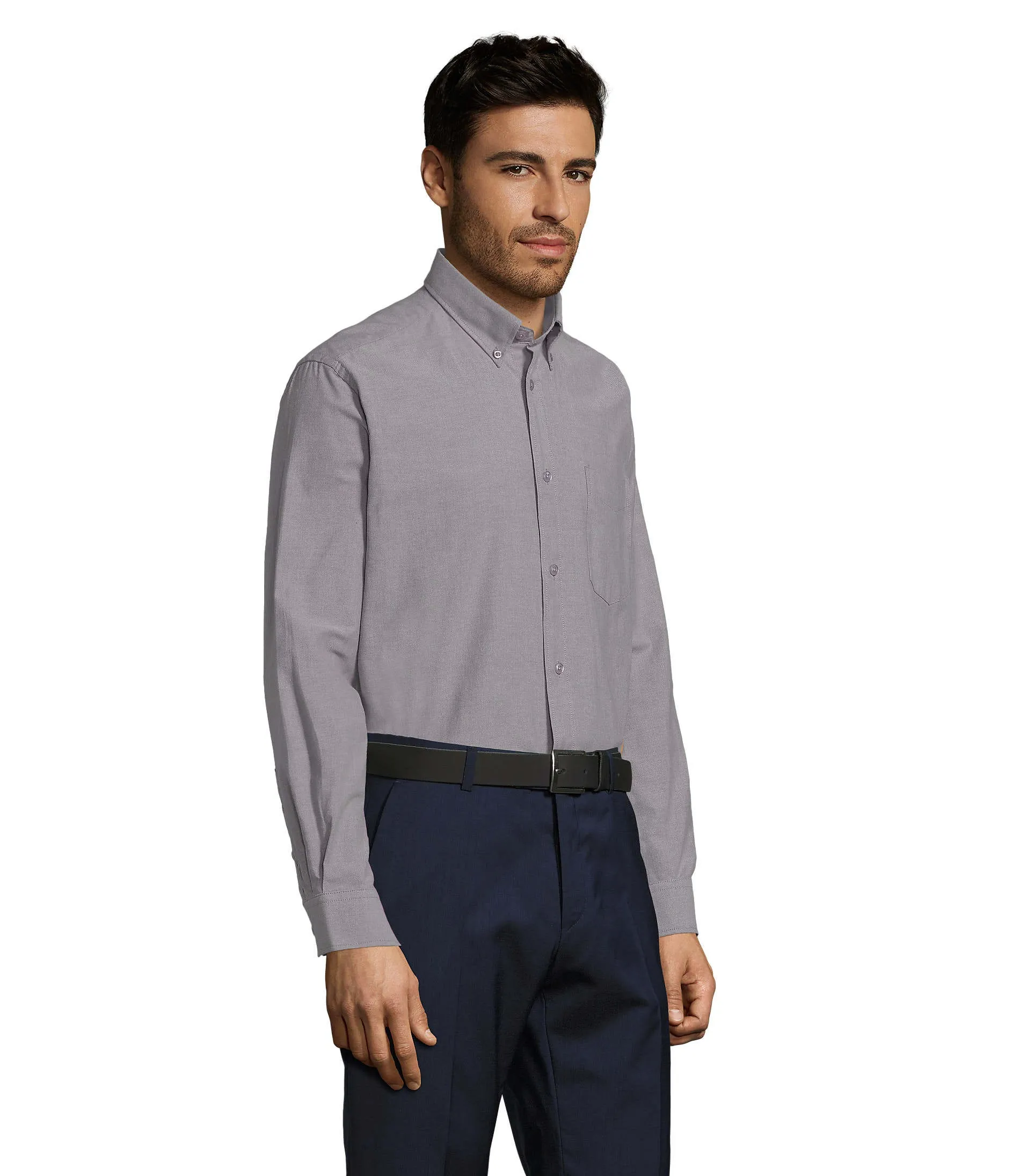 Camisa Boston manga larga hombre