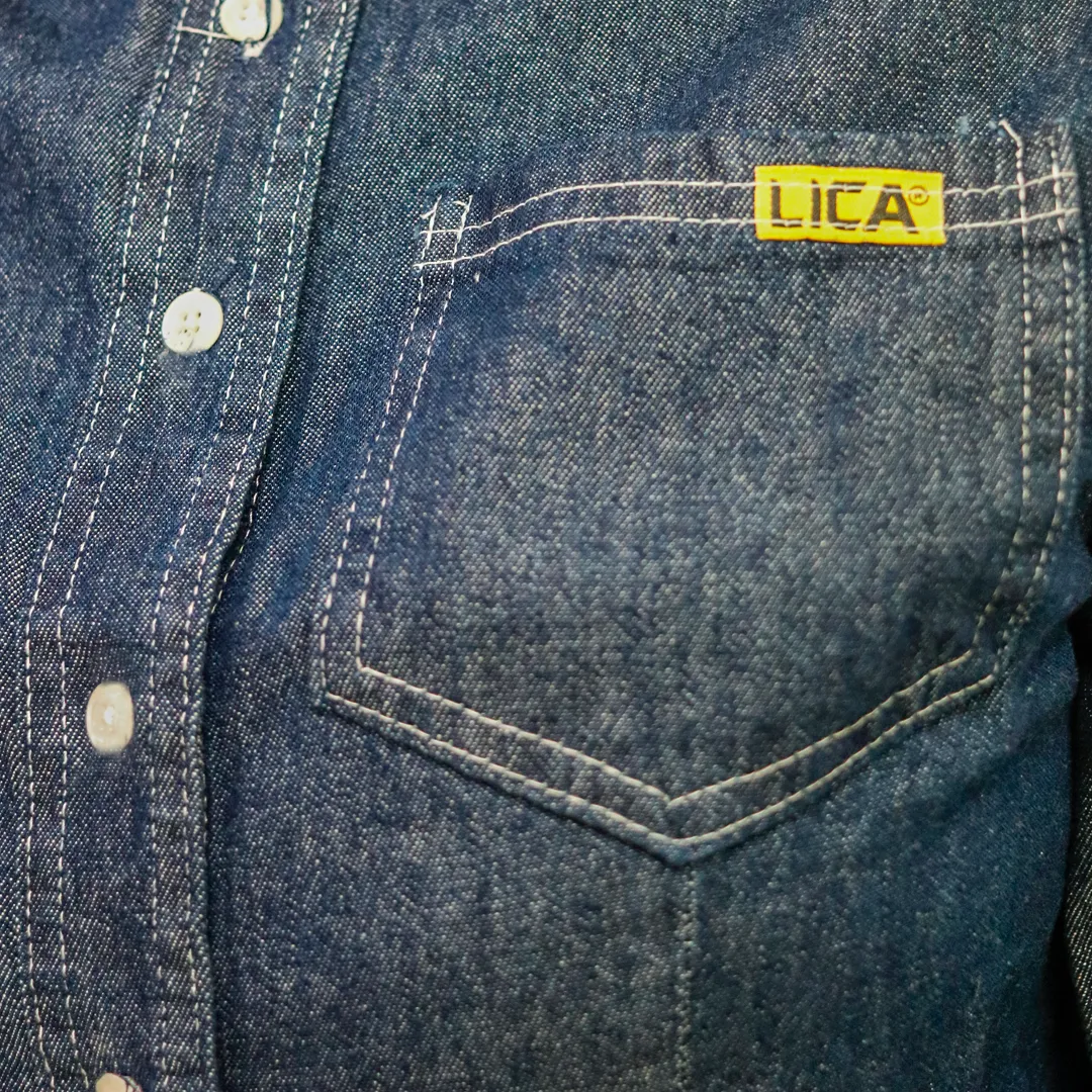 CAMISA DE MEZCLILLA PARA DAMA MOD. CAMMEZDAM MARCA LICA
